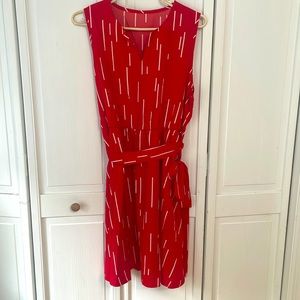 NWOT Shein Red & White dress